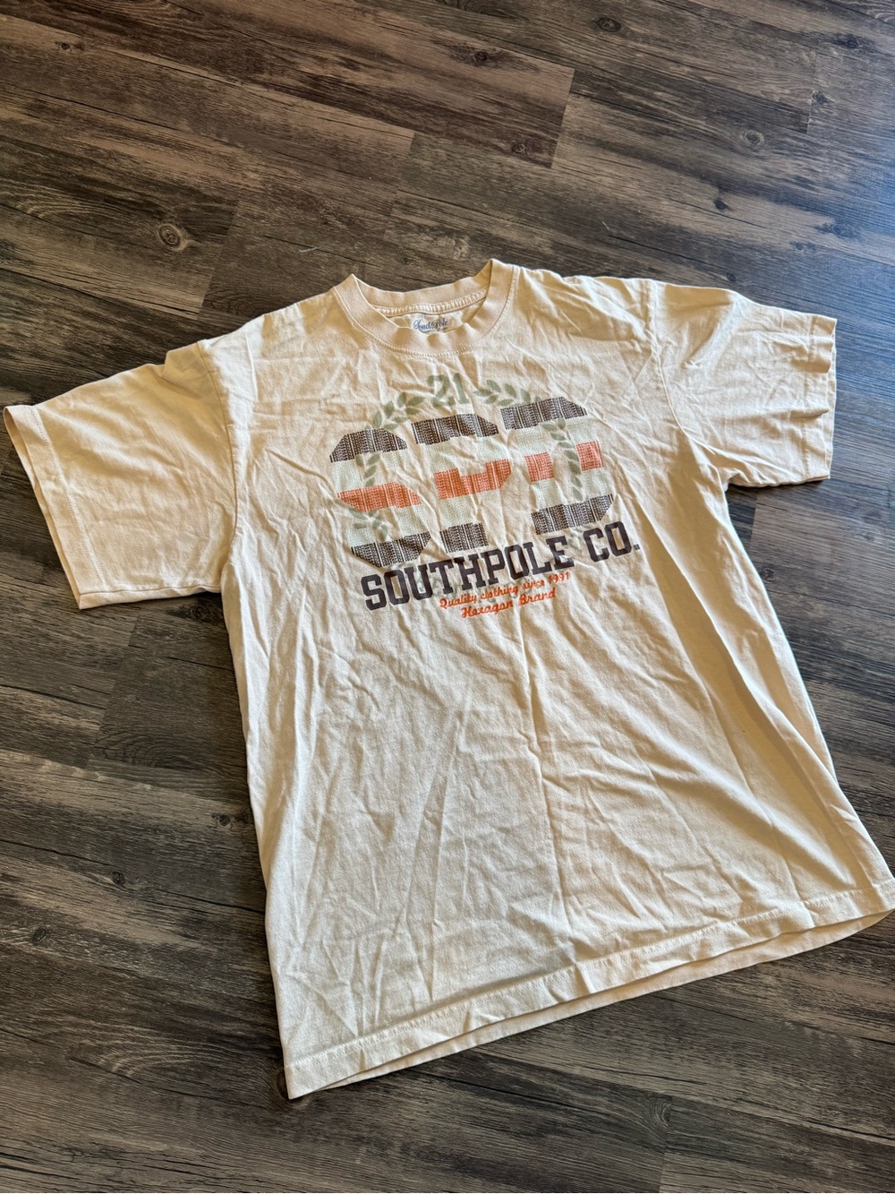 South Pole Y2K Tan Graphic Tee